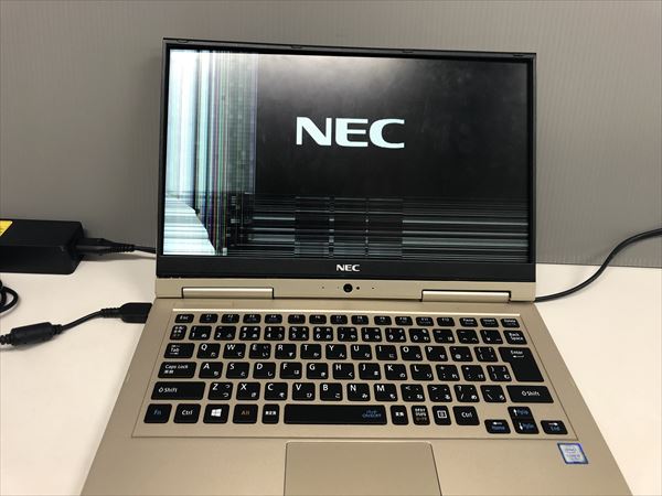 NEC　PC-HZ350GAG　液晶修理