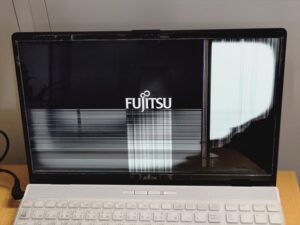 富士通　AH77/D3　画面表示不具合