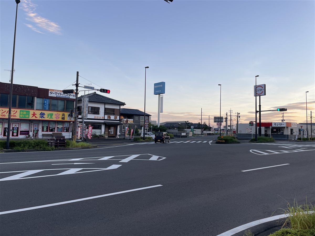 都城方面からの道順(国道221号線)