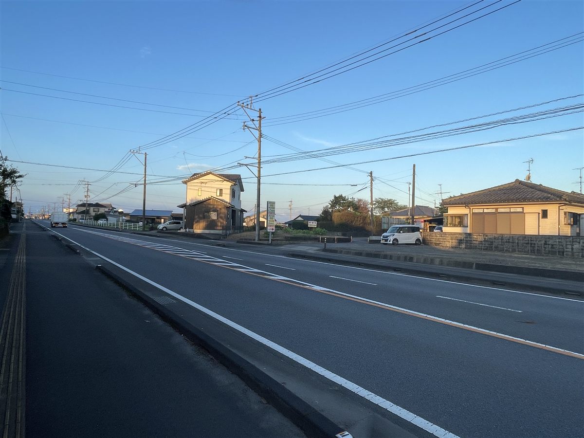 小林方面からの道順(太郎坊交差点付近)